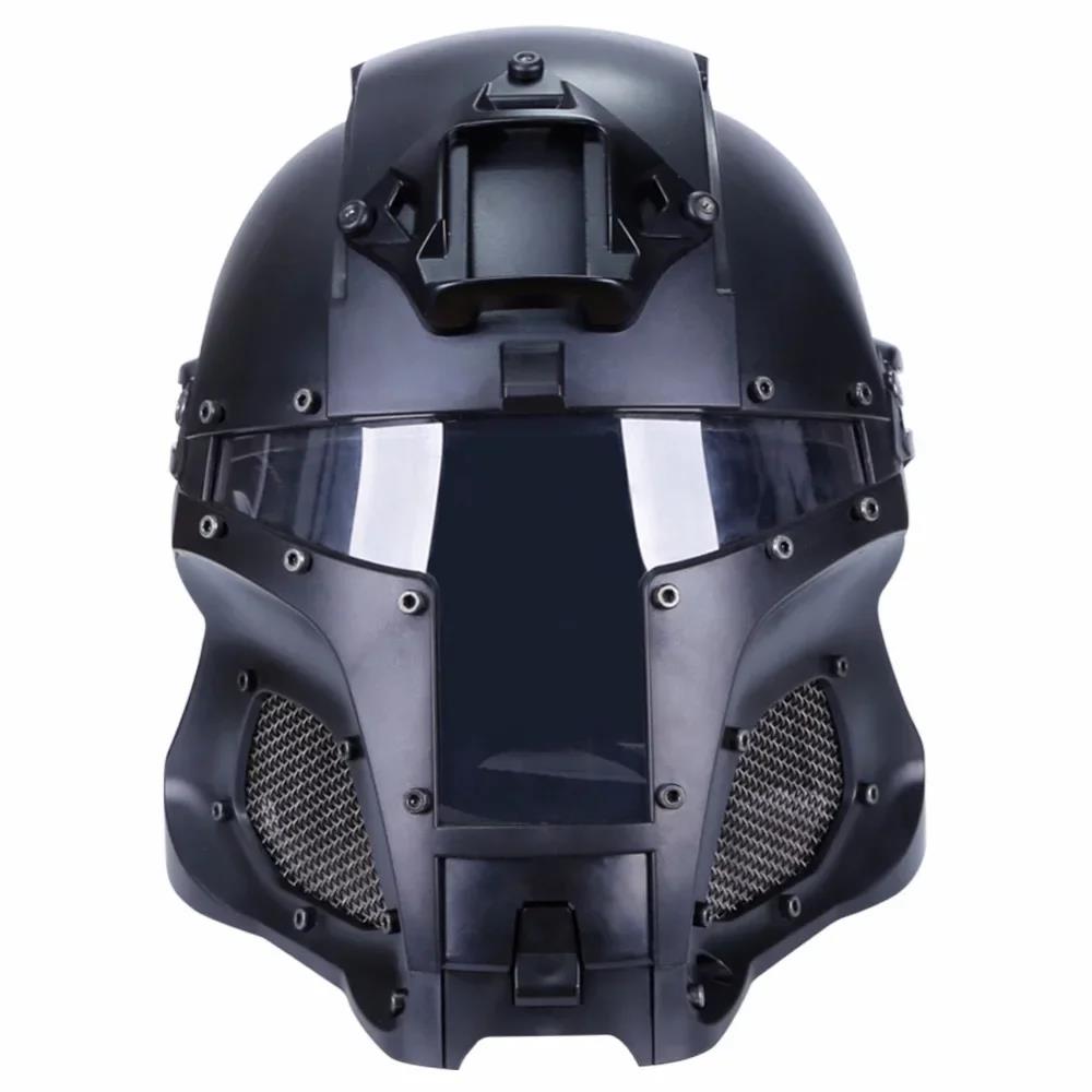 Cycling Gear Men - DulHelmet-Casque de protection médiéval modulaire en