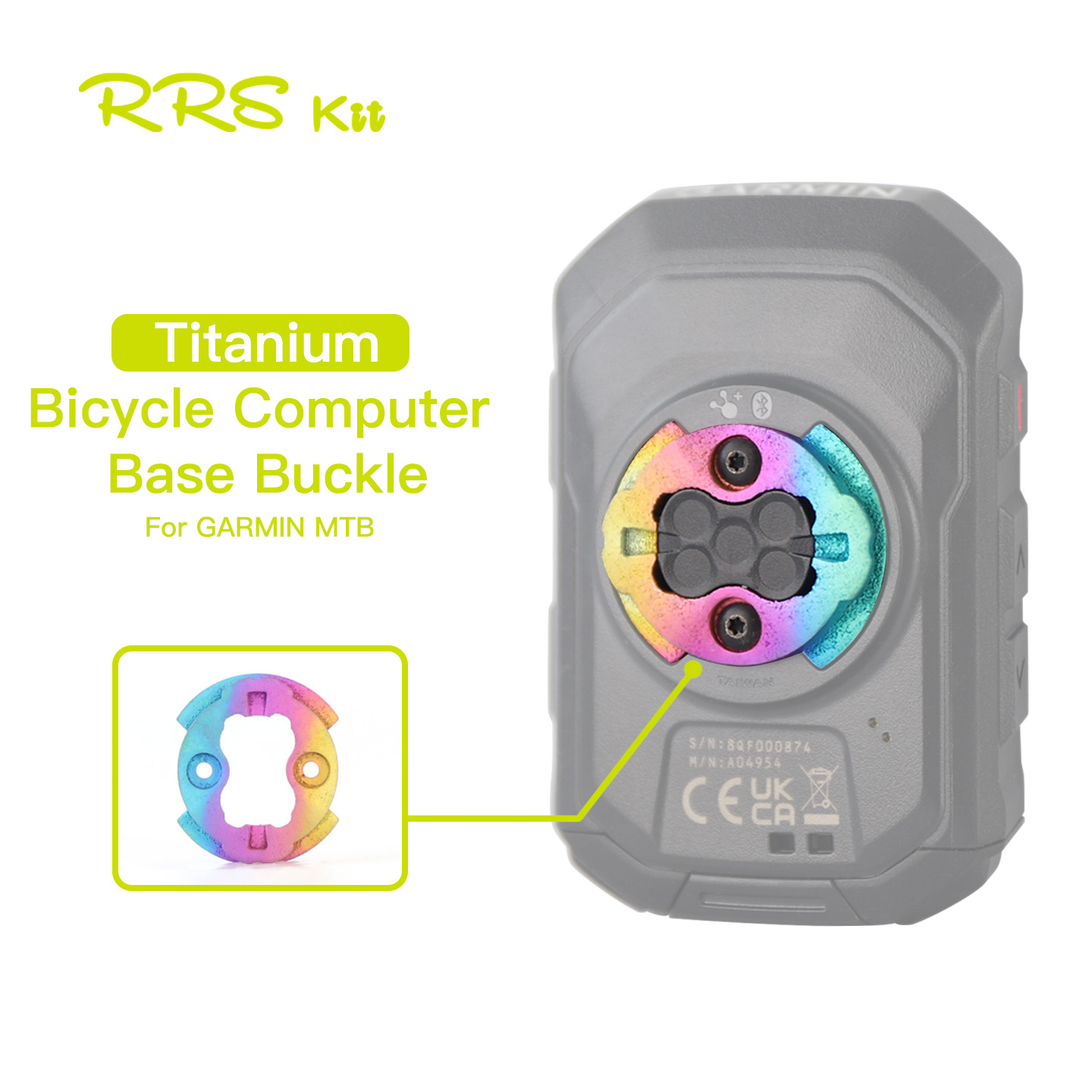 Cycling Gear Parts - RRSKIT – couverture arrière pour ordinateur