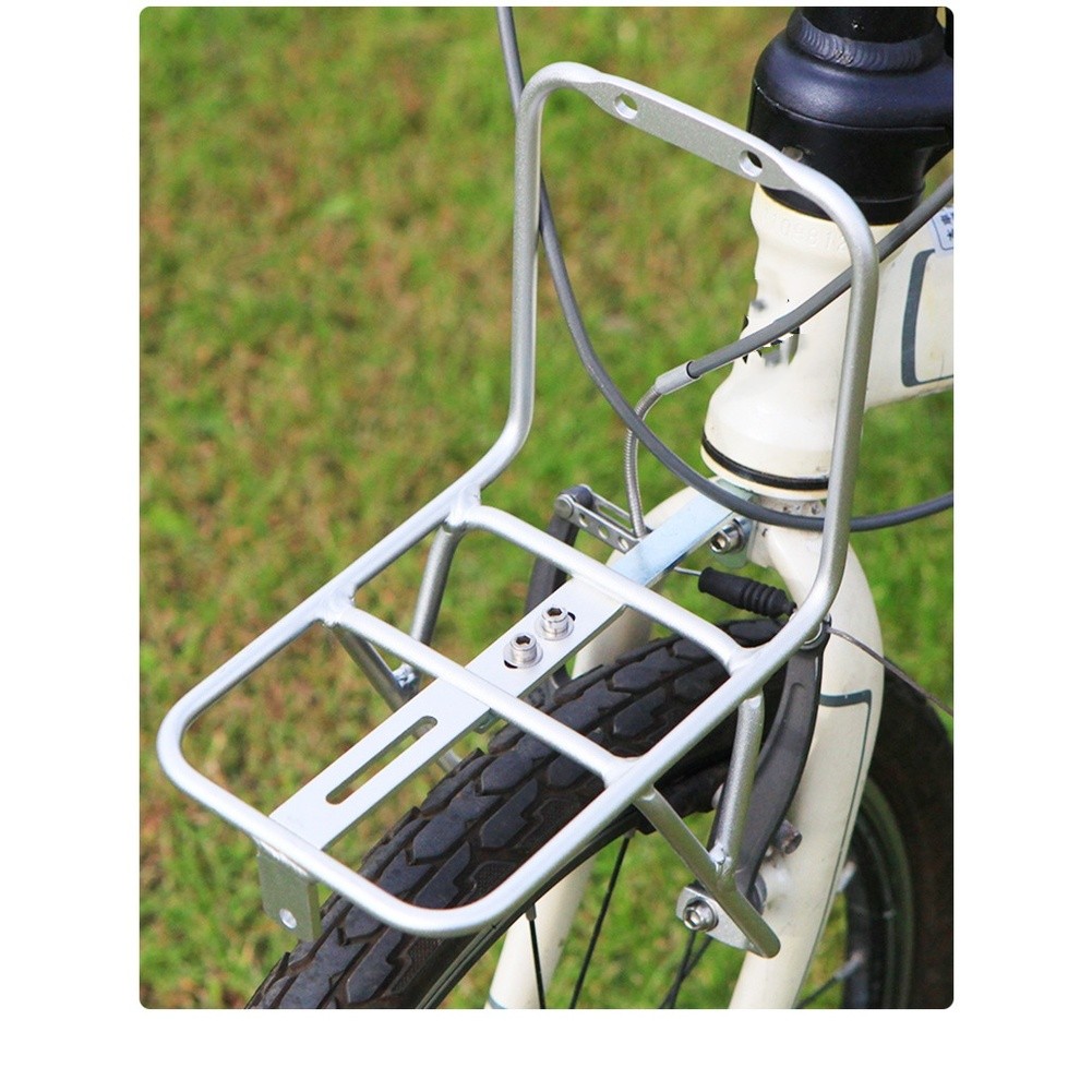 Bike Cargo Rack - Porte-bagages avant en alliage d'aluminium pour
