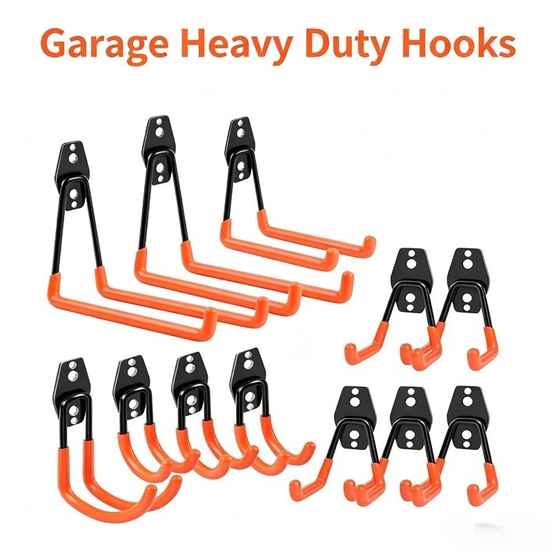 Cycling Gear Wall Hanger - Crochets de garage robustes à fixation