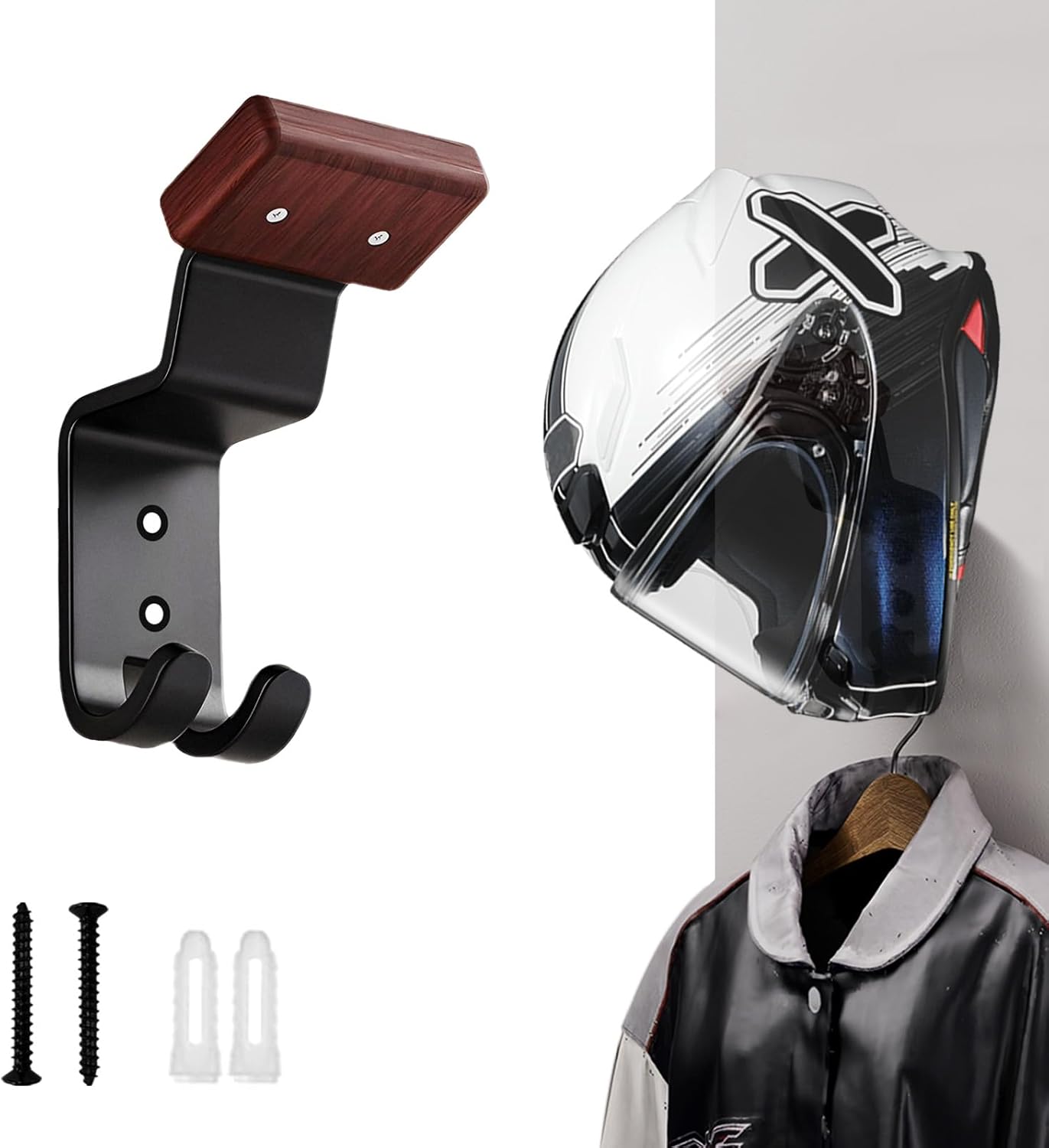 Cycling Gear Wall Hanger - Support mural pour casque de moto,