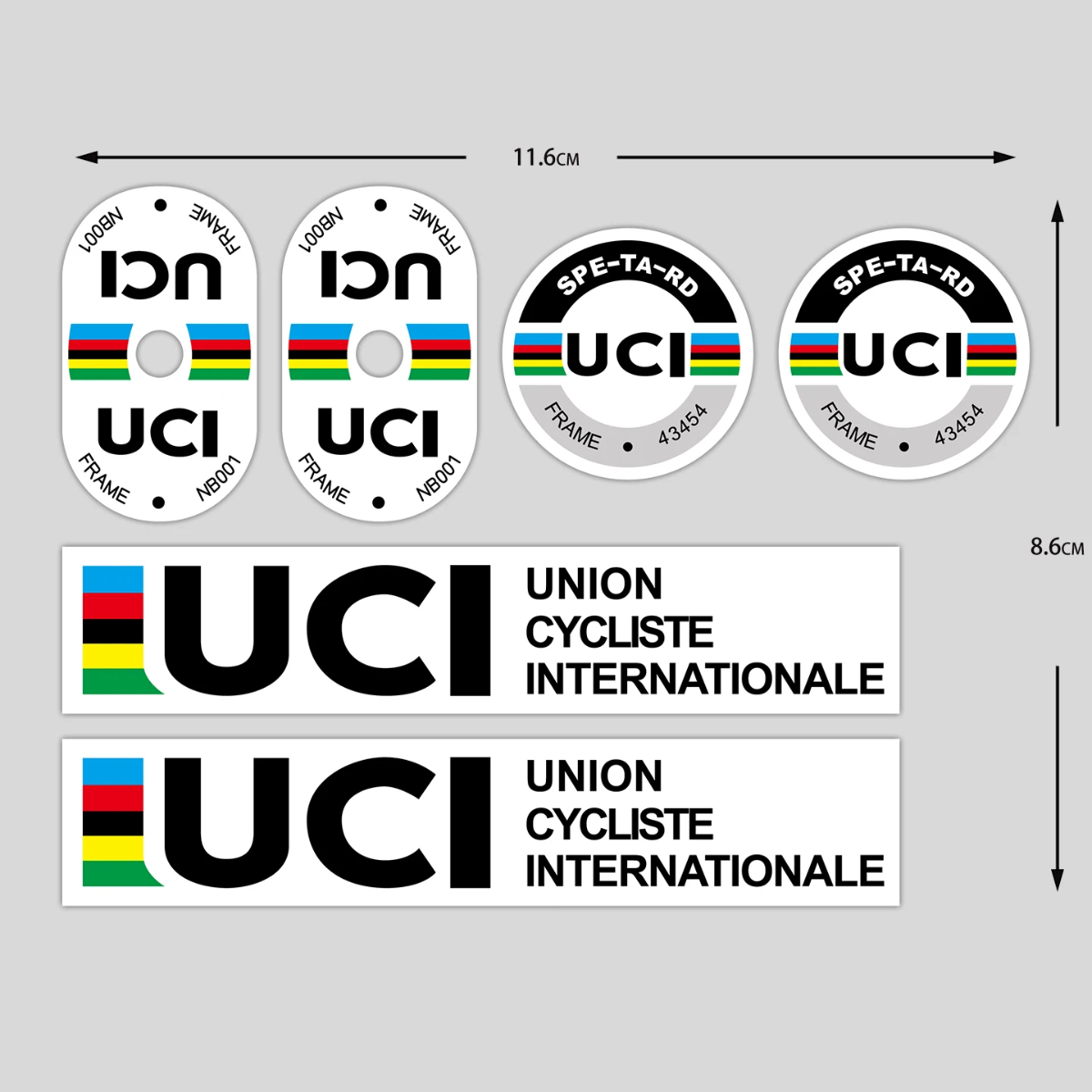 Autocollants pour cadre de vél - Cycling Gear Sale avis et prix