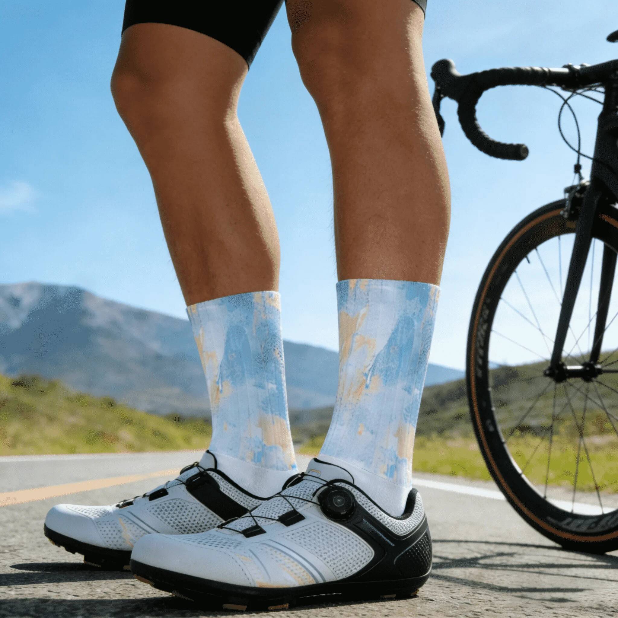 Chaussettes de cyclisme profes - Cycling Gear Men avis et prix