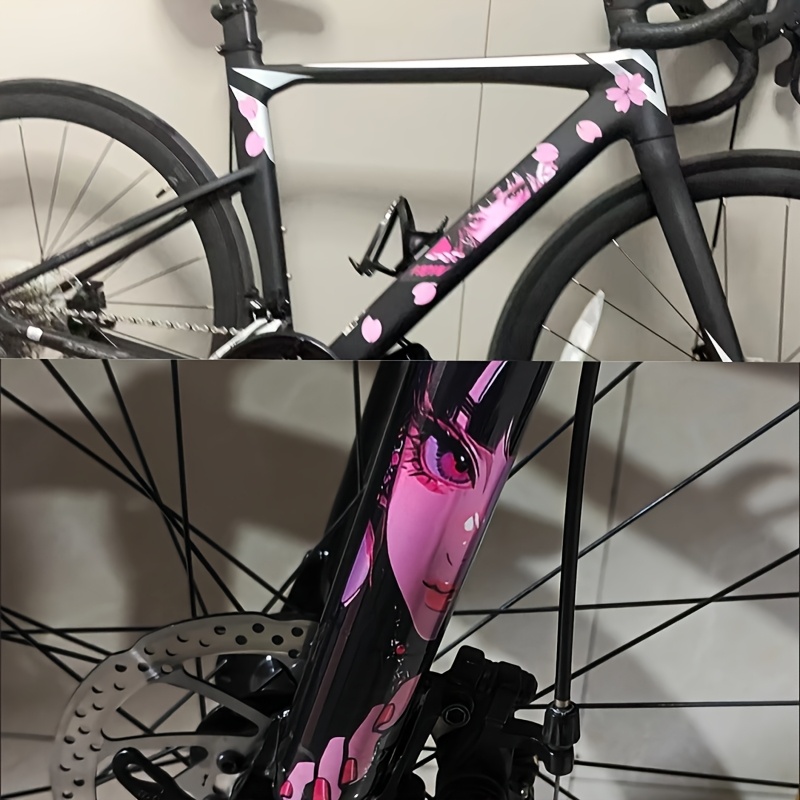 Autocollant Anime Girl Peeking - Cycling Gear Sale avis et prix
