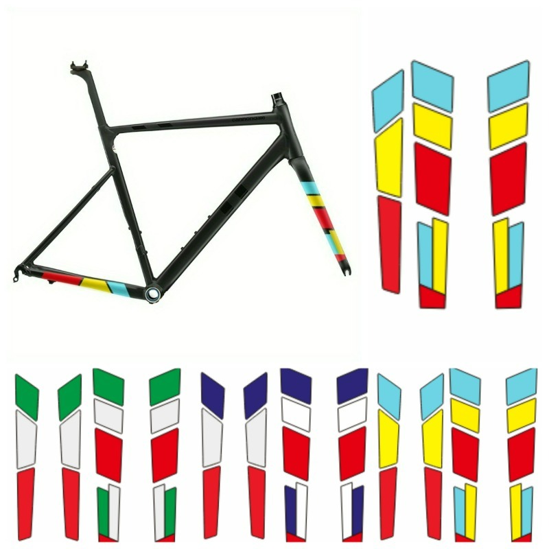 14 autocollants 2D rayés 3 cou - Cycling Gear Sale avis et prix