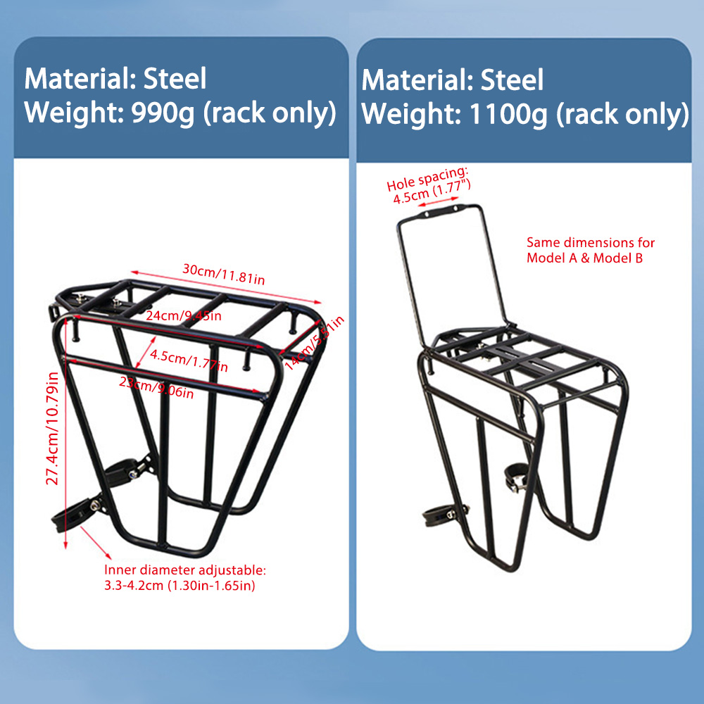 NEWBOLER Porte-bagages avant p - Bike Cargo Rack avis et prix